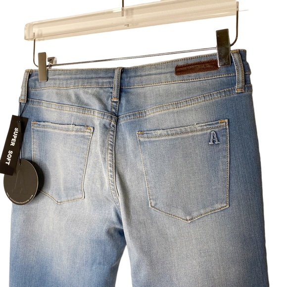 NWT Articles of Society Paint Splatter Sarah Skinny Jeans Raw Hem Size 27 - Picture 6 of 9